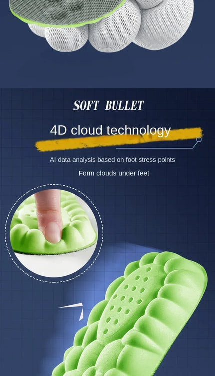 4D Latex Sports Insole