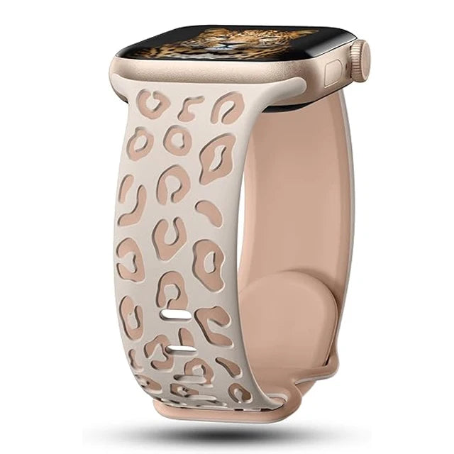 Decorated silicone bracelet