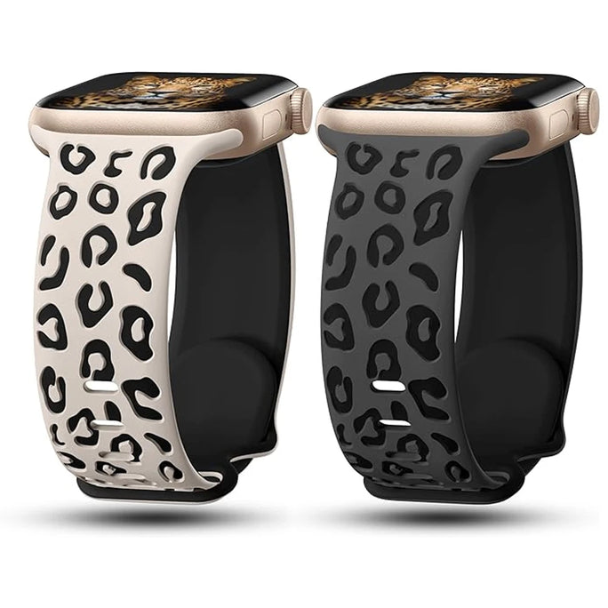 Decorated silicone bracelet