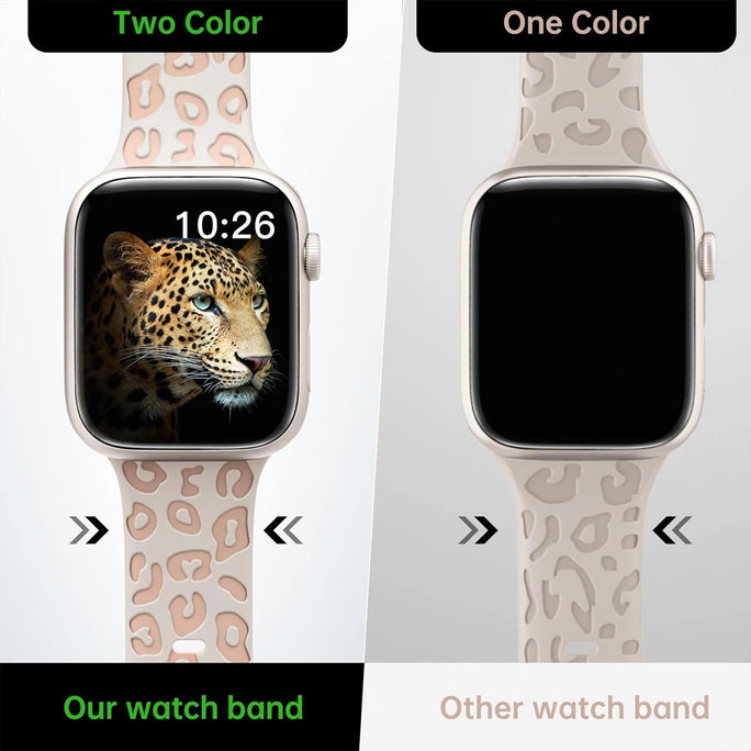 Decorated silicone bracelet
