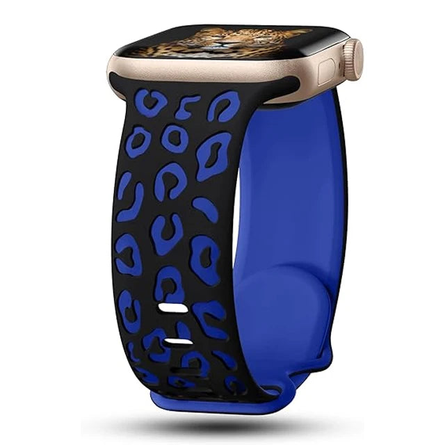 Decorated silicone bracelet