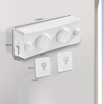 New Style Clothes Line Dryer Bathroom Drying Rack Clothes Rack Laundry Drying Hanger Double Layer WB3029