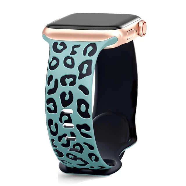Decorated silicone bracelet
