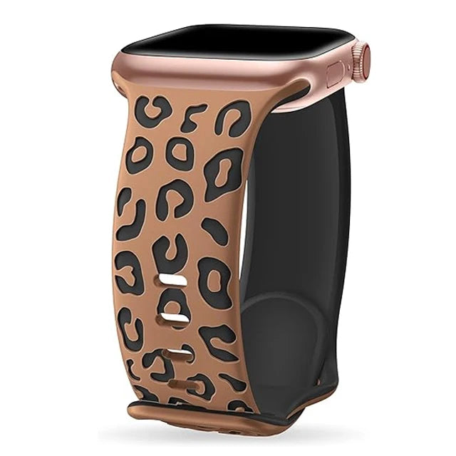Decorated silicone bracelet